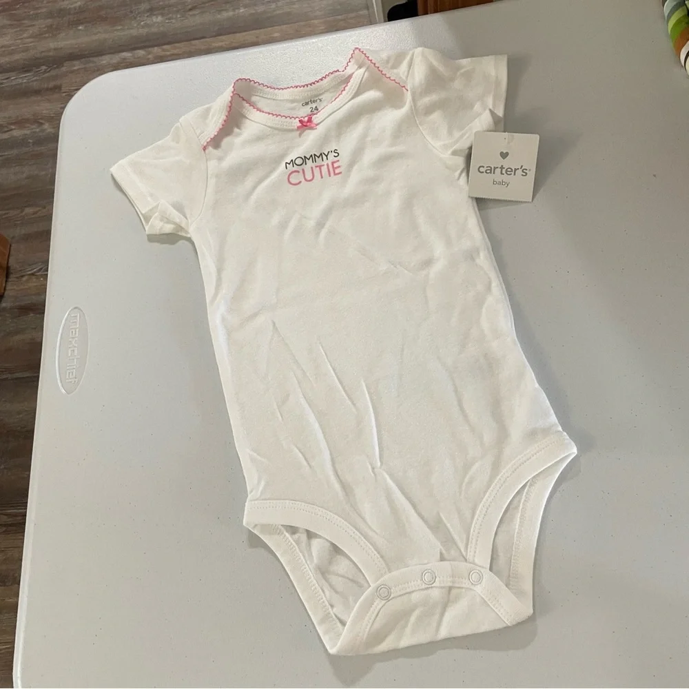 Carter's White Baby Onesie